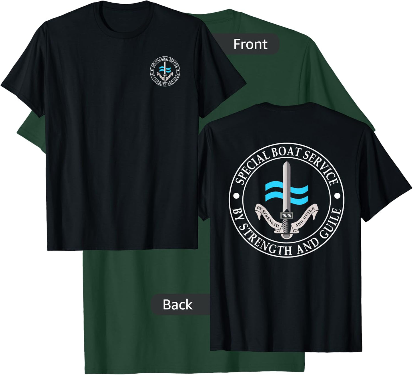UK Special Boat Service SBS T-Shirt - T-Shirt | Forest