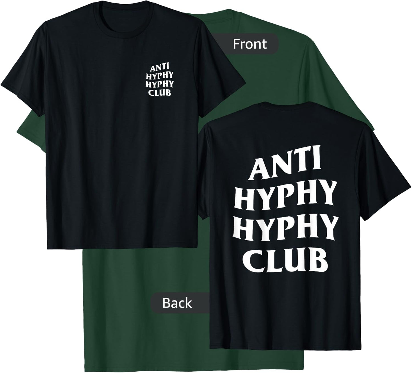 Anti Hyphy Hyphy Club T-Shirt - T-Shirt | Forest