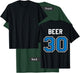 Beer 30 Athlete Uniform Jersey Funny Gag Gift Blue T-Shirt - T-Shirt | Forest