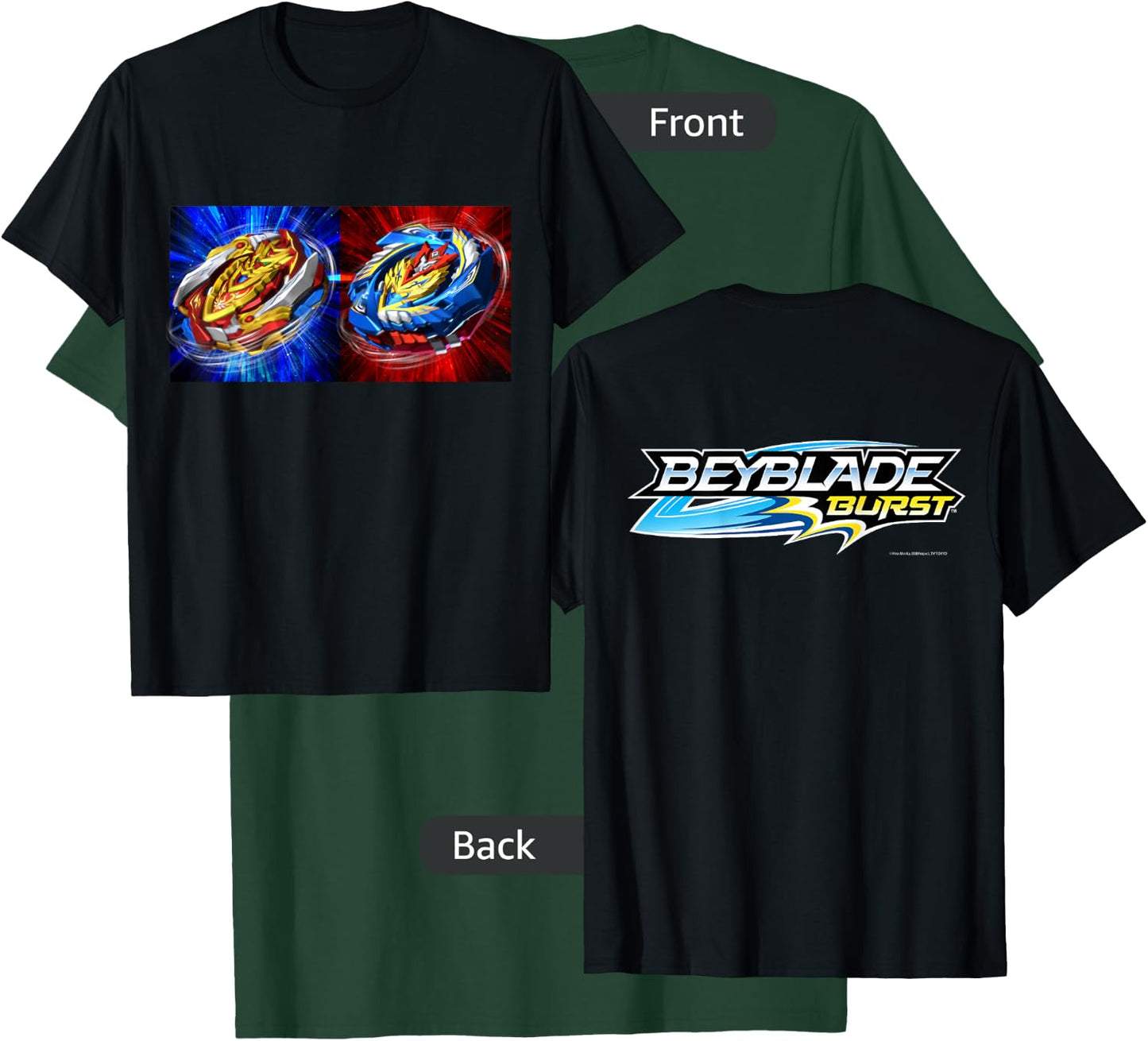 Beyblade Burst Turbo Double BEY Small T-Shirt - T-Shirt | Forest