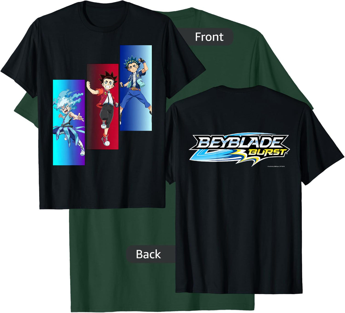 Beyblade Burst Turbo Trio T-Shirt - T-Shirt | Forest