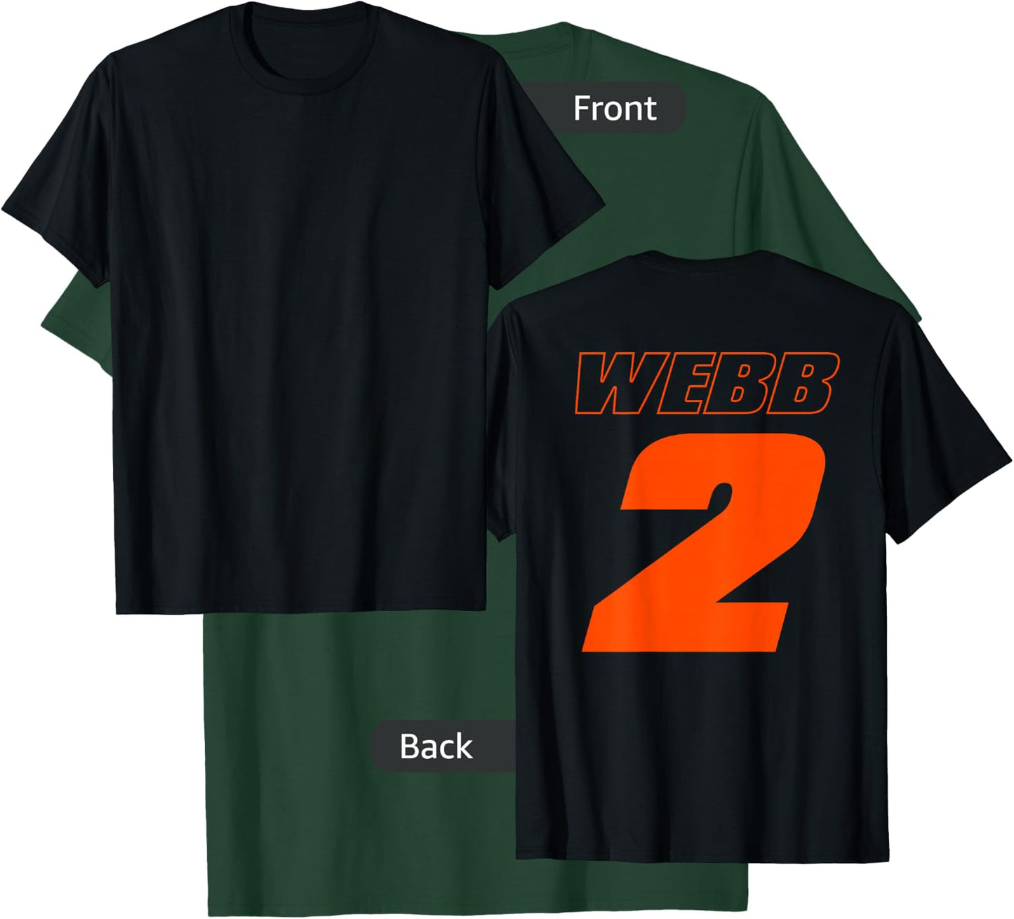 Motocross and Supercross Number 2 Shirt Cooper #2 Webb T-Shirt - T-Shirt | Forest