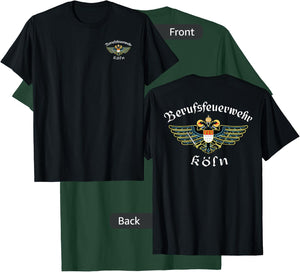 mechaproject Men's Cologne Germany Koln Fire Department Firefighter T-Shirt - T-Shirt | Forest