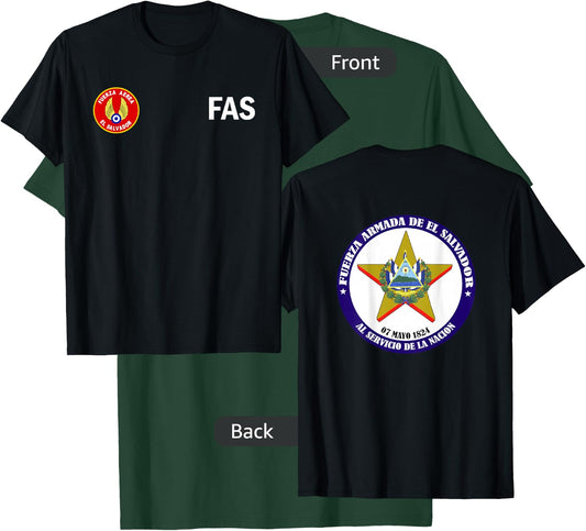 Fuerza Armada El Salvador Army - Fuerza Aerea de El Salvador T-Shirt - T-Shirt | Forest