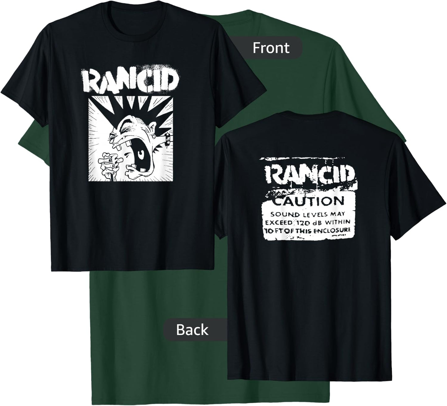Rancid - Official Merchandise - Microphone T-Shirt - T-Shirt | Forest