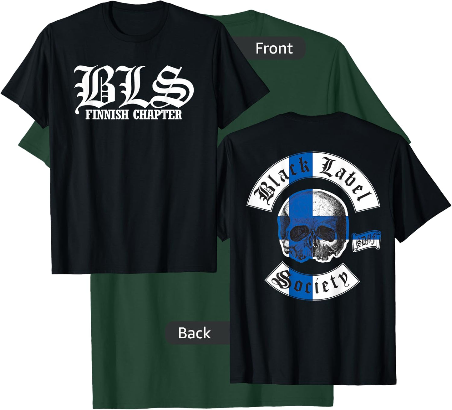 Black Label Society Finnish Chapter T-Shirt - T-Shirt | Forest