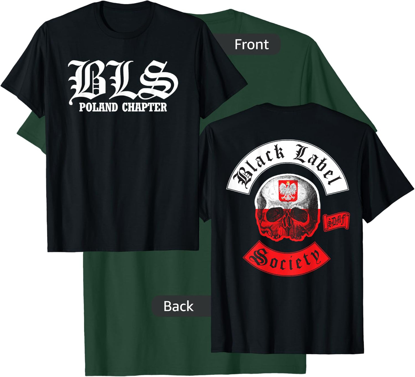 Black Label Society Poland Chapter T-Shirt - T-Shirt | Forest