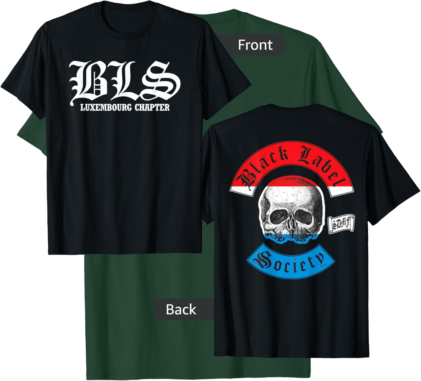 Black Label Society Luxembourg Chapter T-Shirt - T-Shirt | Forest