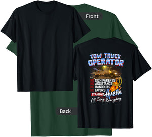 Tow Truck Operator Shirt T-Shirt - T-Shirt | Forest