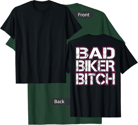 Bad Biker Bitch T Shirt T-Shirt - T-Shirt | Forest