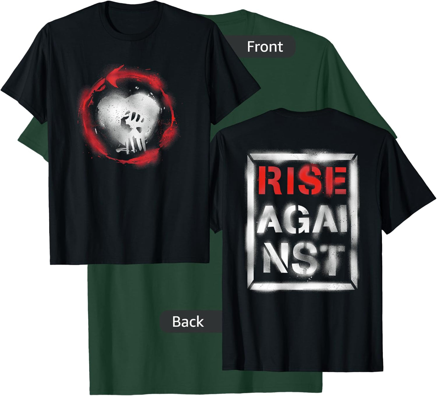 Rise Against- Caution Official Merch T-Shirt - T-Shirt | Forest