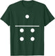 Domino 1 and 4 Matching Halloween Group Costumes 1-4 T-Shirt - T-Shirt | Forest