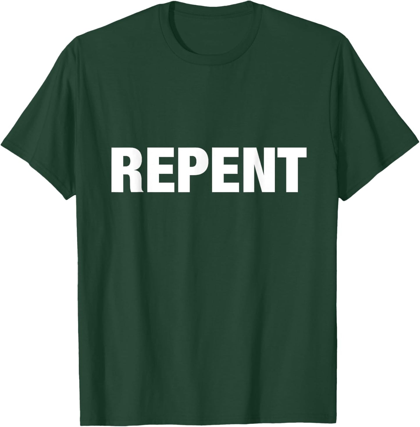 Repent ~ Bold text T-Shirt - T-Shirt | Forest