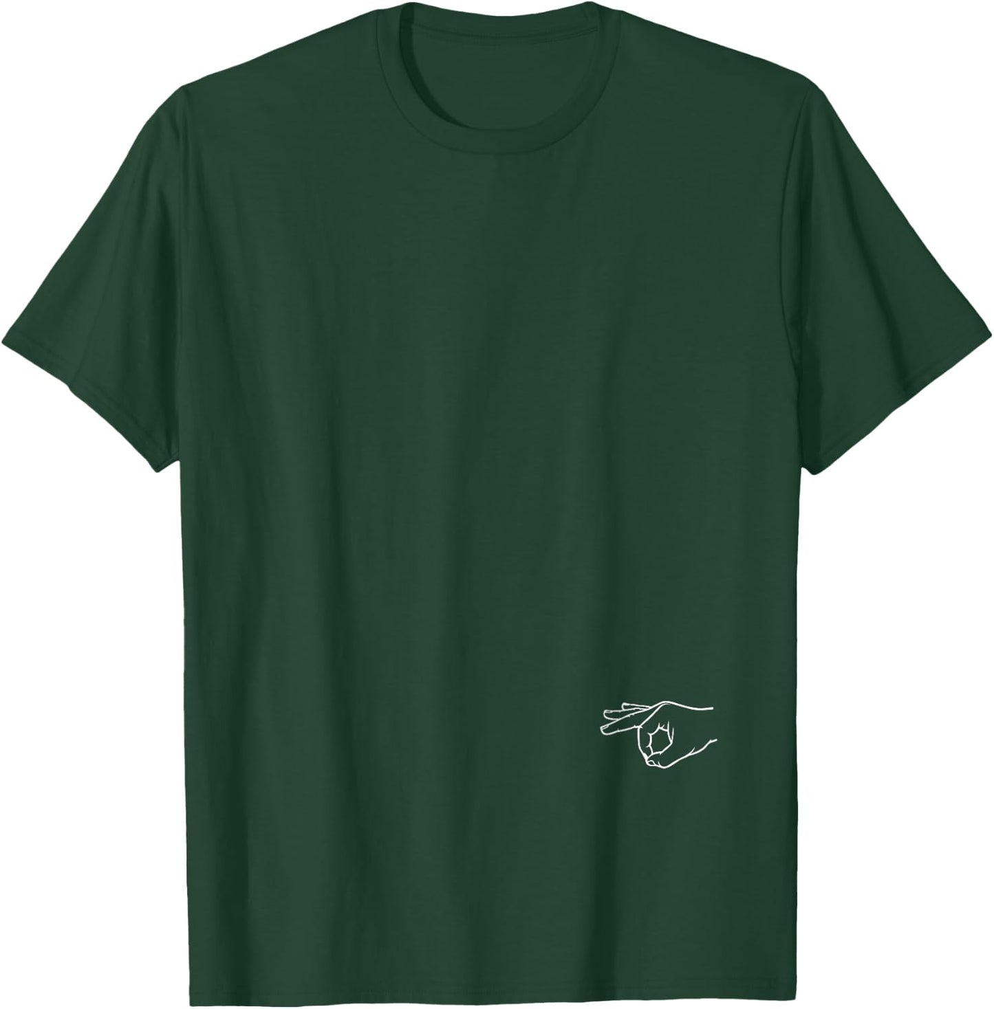You Looked Circle Game Funny Finger Joke Made You Look Prank T-Shirt - T-Shirt | Forest