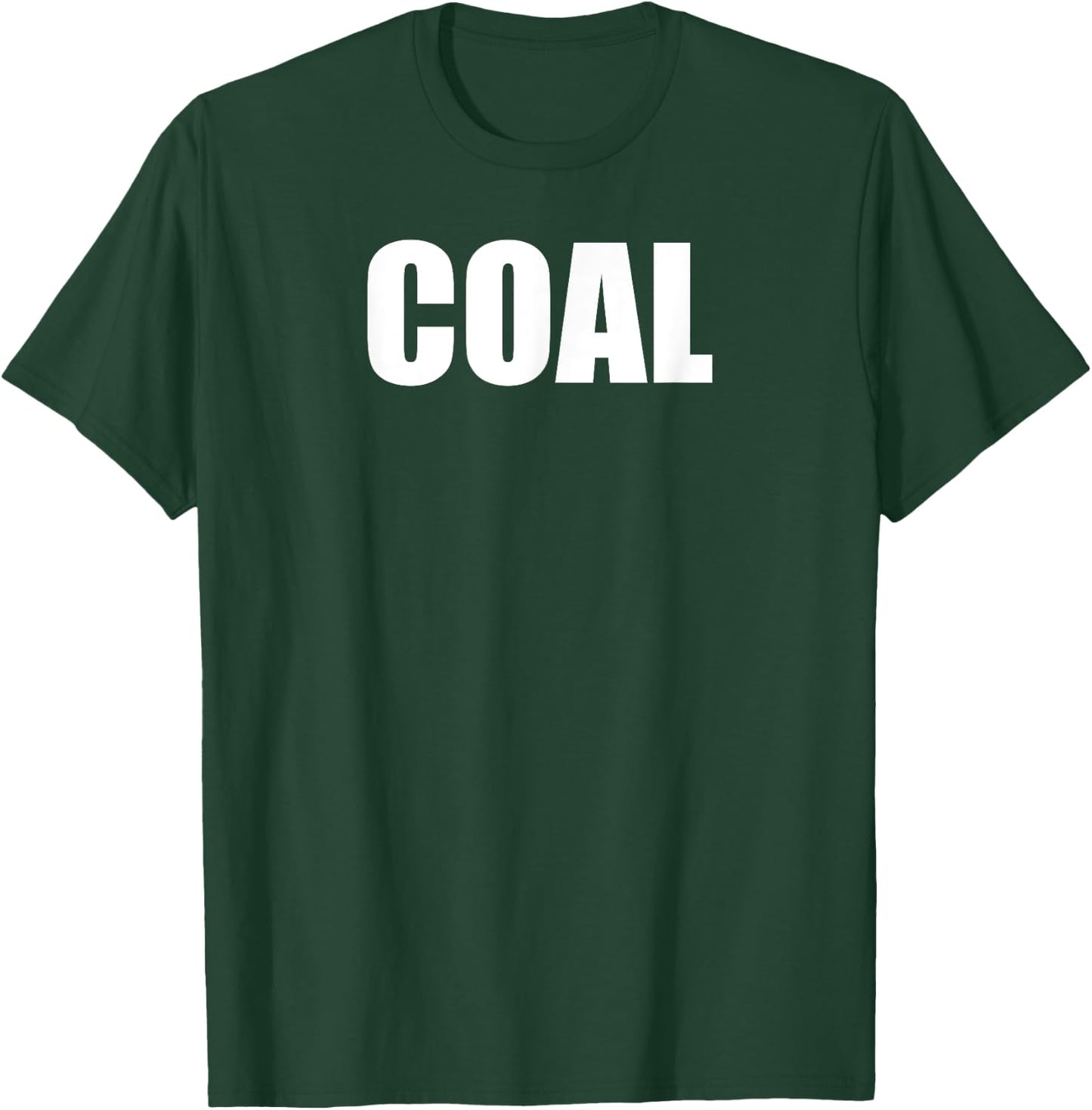 Funny DIY Coal Christmas Costume T-Shirt - T-Shirt | Forest