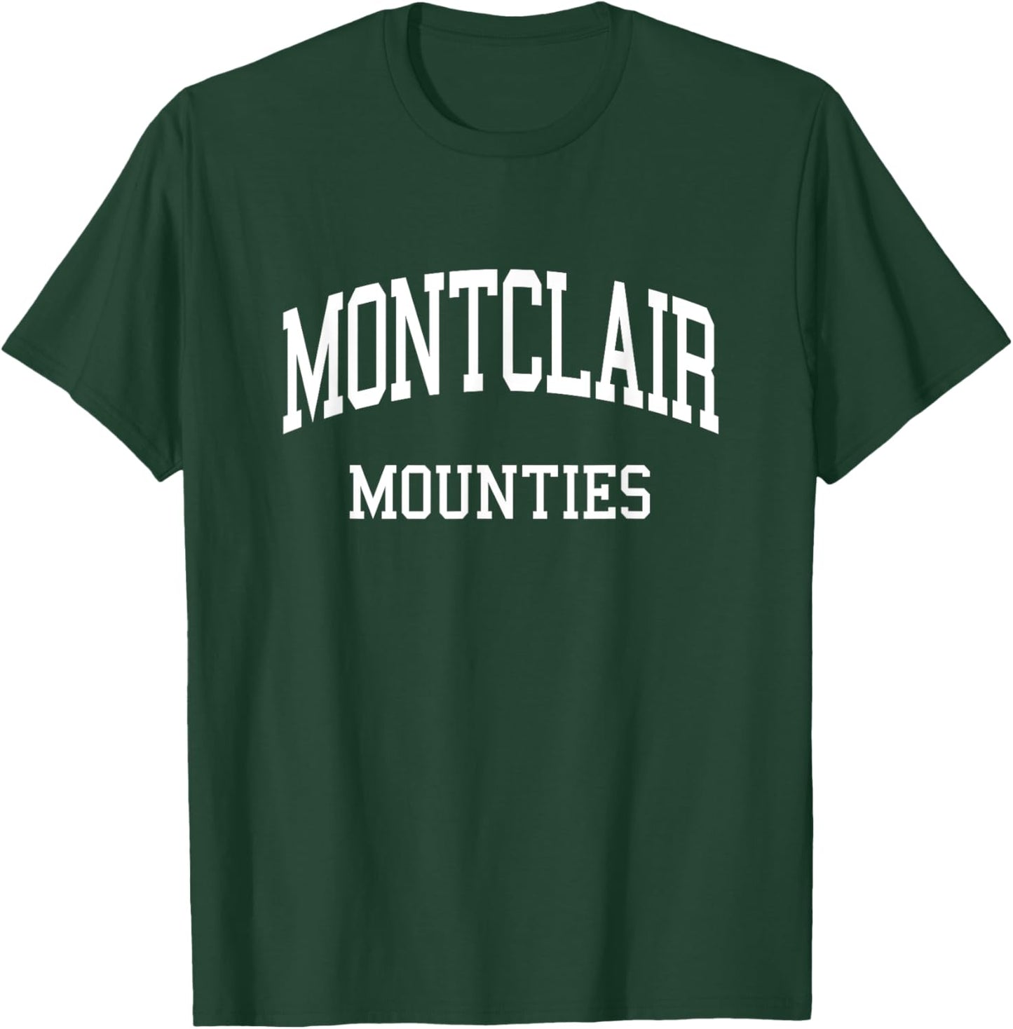 Montclair High School HS Montclair NJ Retro Sports T-Shirt - T-Shirt | Forest