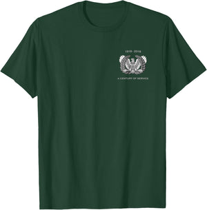Chief Warrant Officer Four CW4 Eagle Rising Premium T-Shirt - T-Shirt | Forest