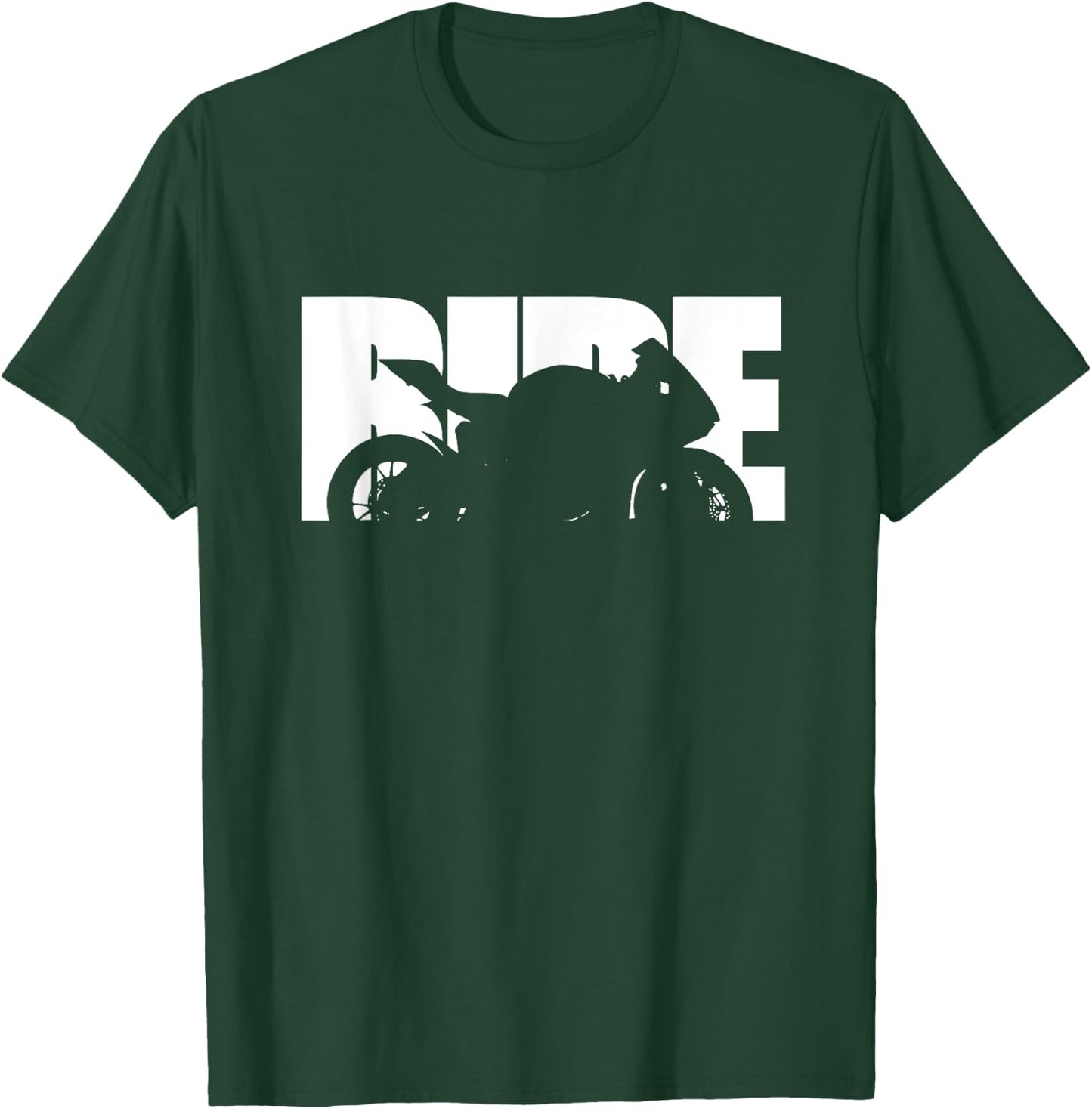 Bike Motorcyclist Apparel Motorcycle Rider Biker T-Shirt - T-Shirt | Forest