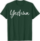 P37 Design Studio Jesus Shirts Hebrew Name of Jesus & Joshua Christian Worship Gift Yeshua T-Shirt - T-Shirt | Forest