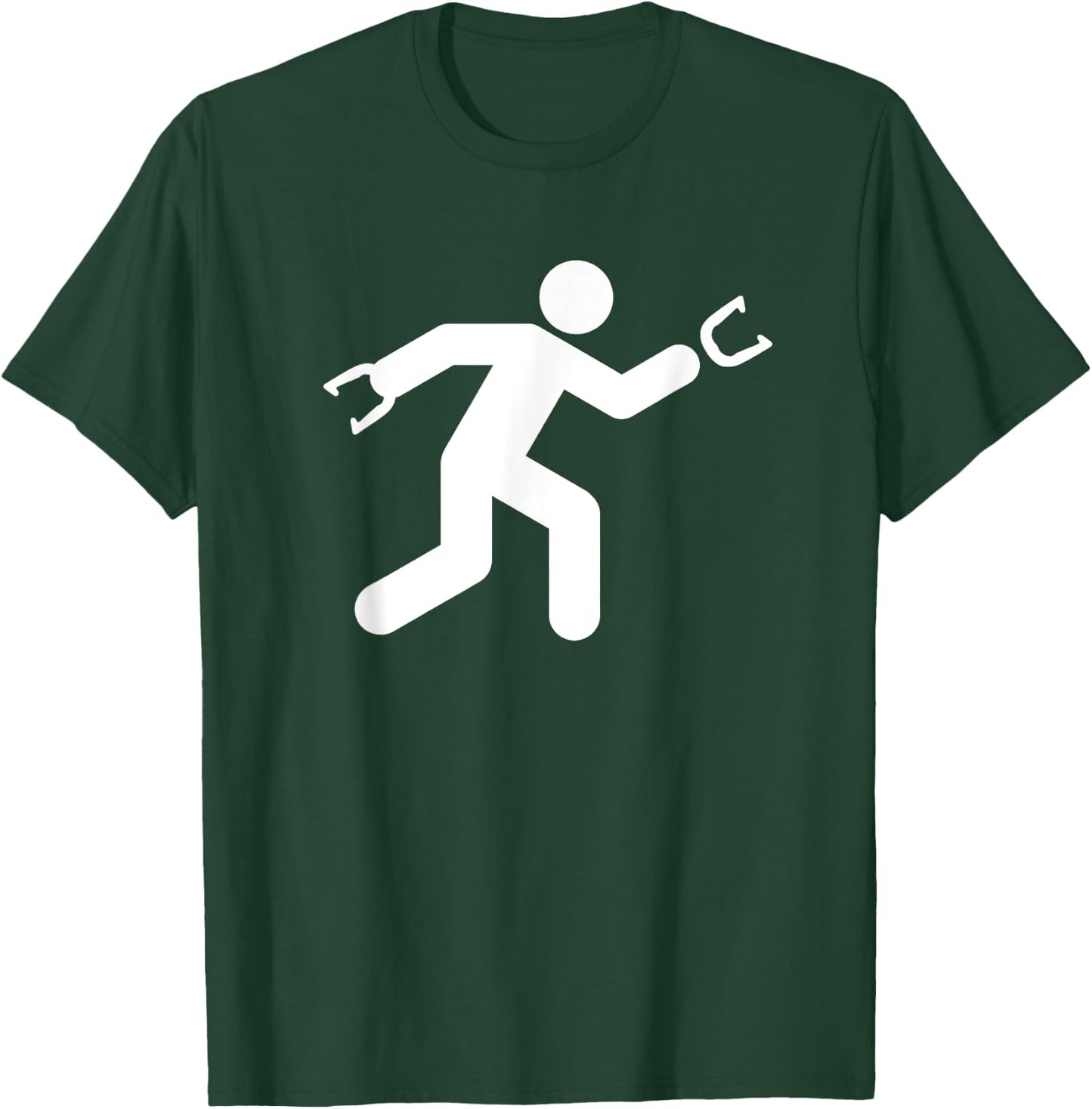 Sign Man - Horseshoe Throwing Shirt Horseshoe Pitchers Gift T-Shirt - T-Shirt | Forest