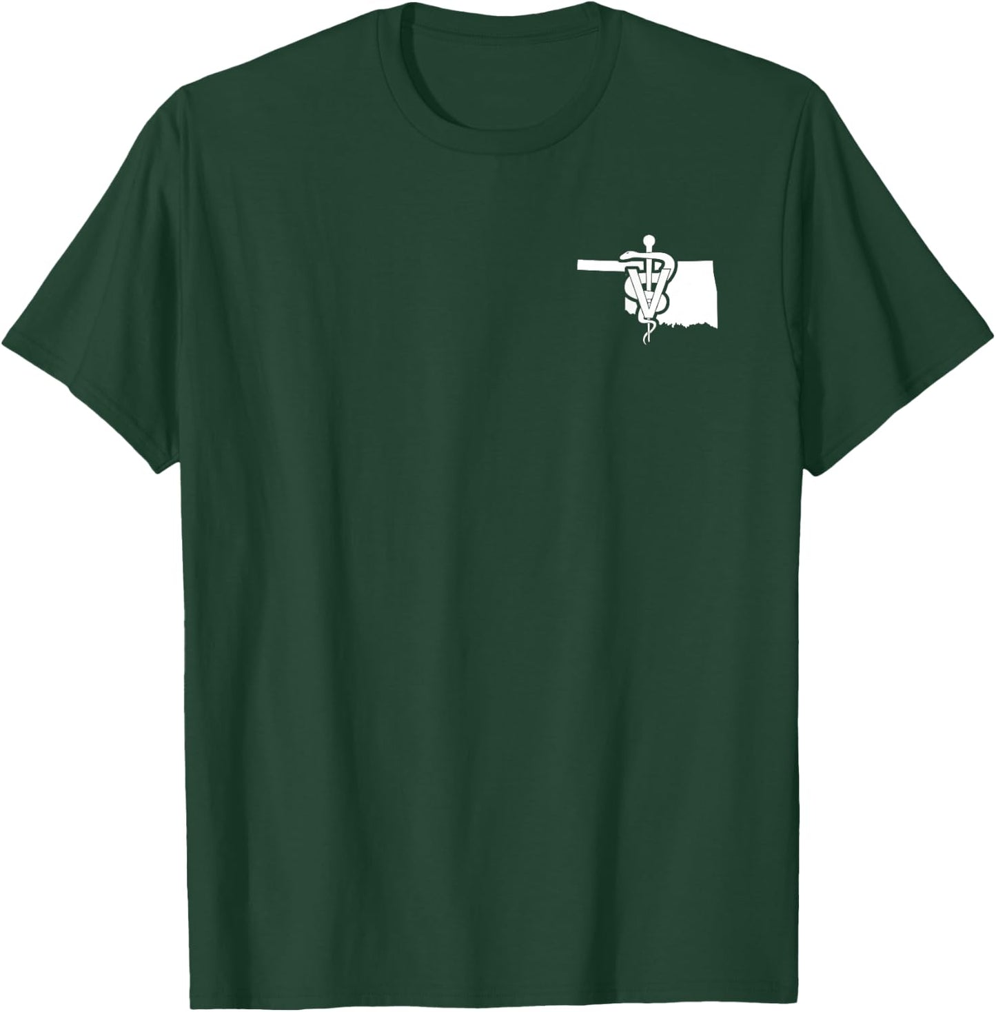 Oklahoma Veterinary Medicine Vet Tech Clinic T-Shirt - T-Shirt | Forest