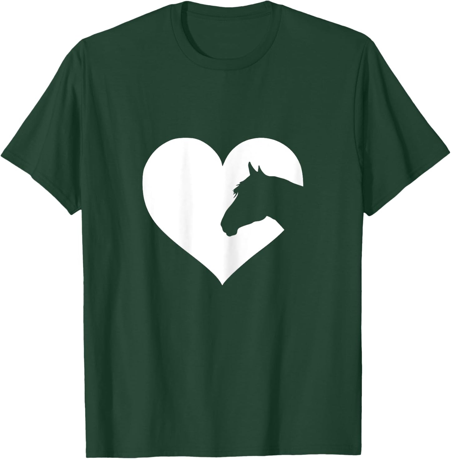Horse lover for girls & women who love horses T-Shirt - T-Shirt | Forest