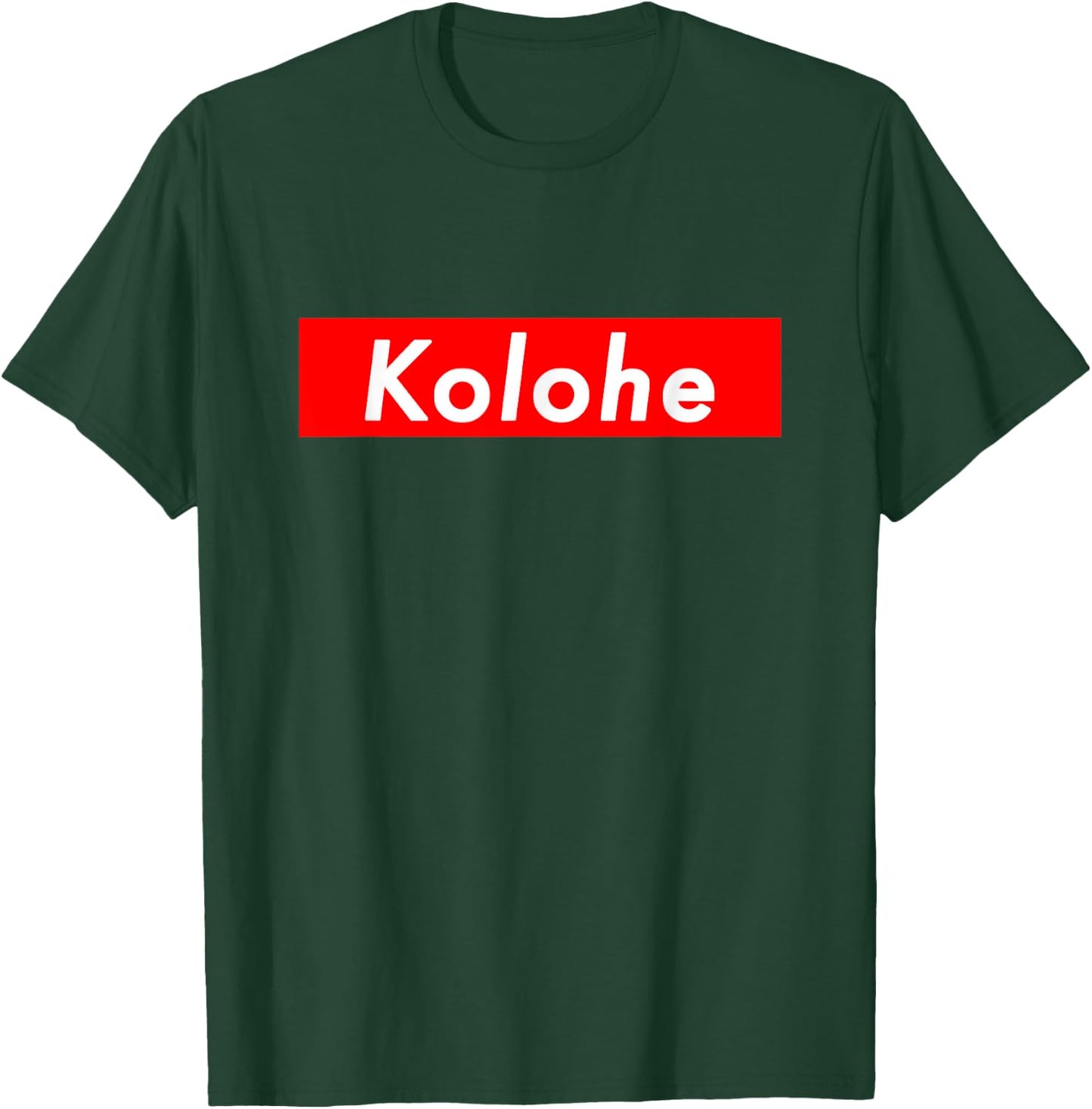 Hawaiian Kolohe Rascal Red Rectangle T-Shirt - T-Shirt | Forest