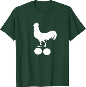 Cock And Balls Funny Adult Gift T-Shirt - T-Shirt | Forest