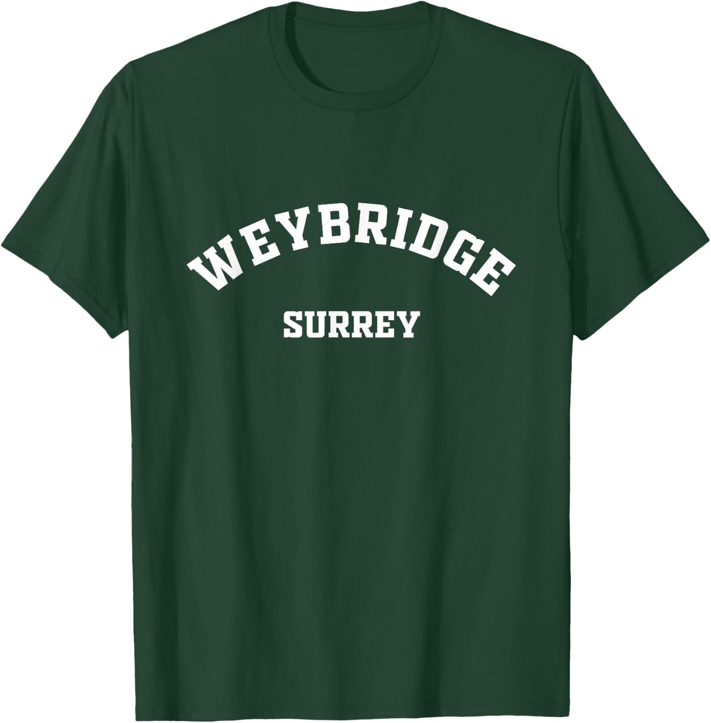 Weybridge Gifts Surrey England Vintage Souvenirs Apparel T-Shirt - T-Shirt | Forest