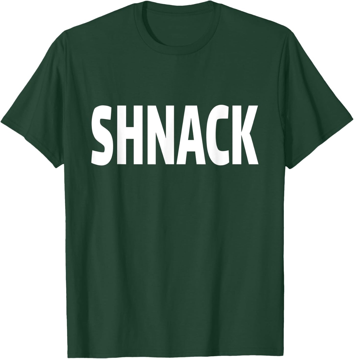 Shnack Snack Shirt Influencer Black Slogan T-Shirt - T-Shirt | Forest