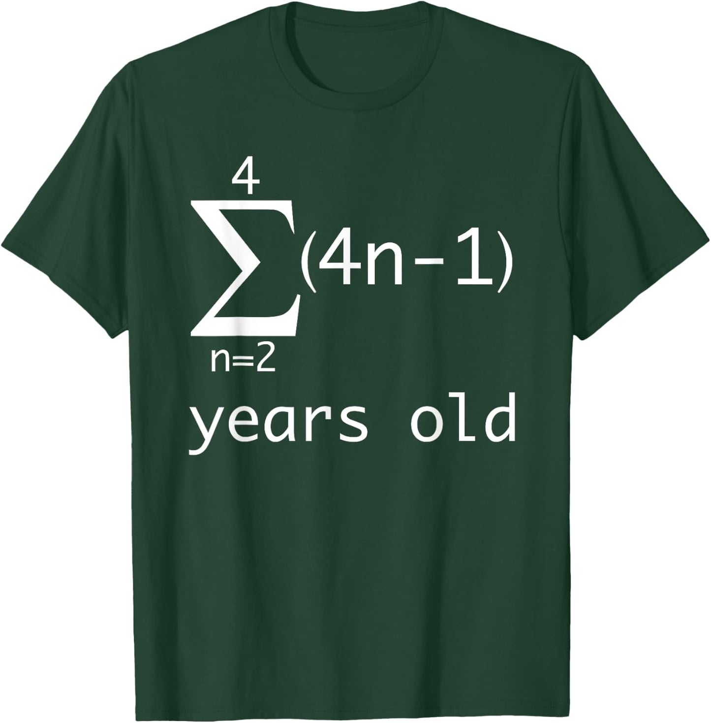 Funny Math Geek Shirt-33rd Birthday 33 Years Old Math Lovers T-Shirt - T-Shirt | Forest