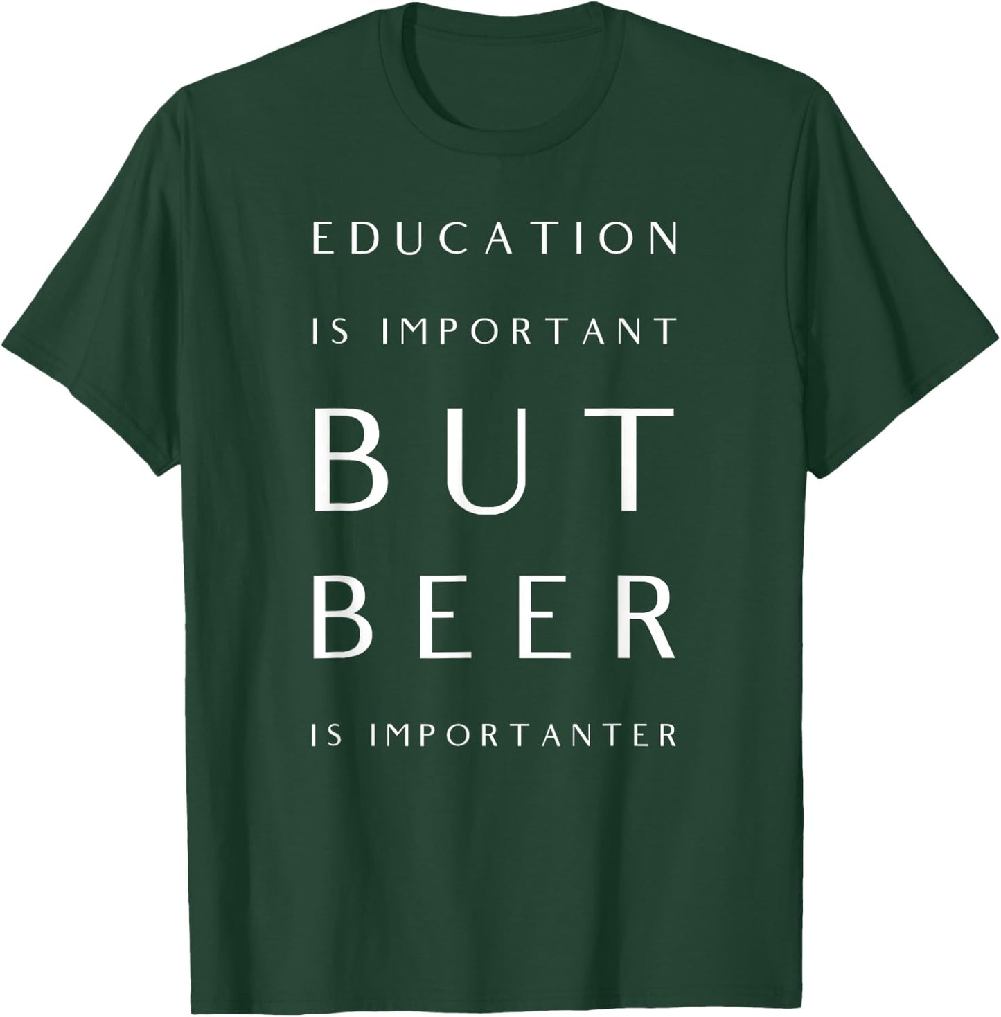 Fun Teacher Drinking Craft Beer Lover Accessories & Gifts Women T-Shirt - T-Shirt | Forest