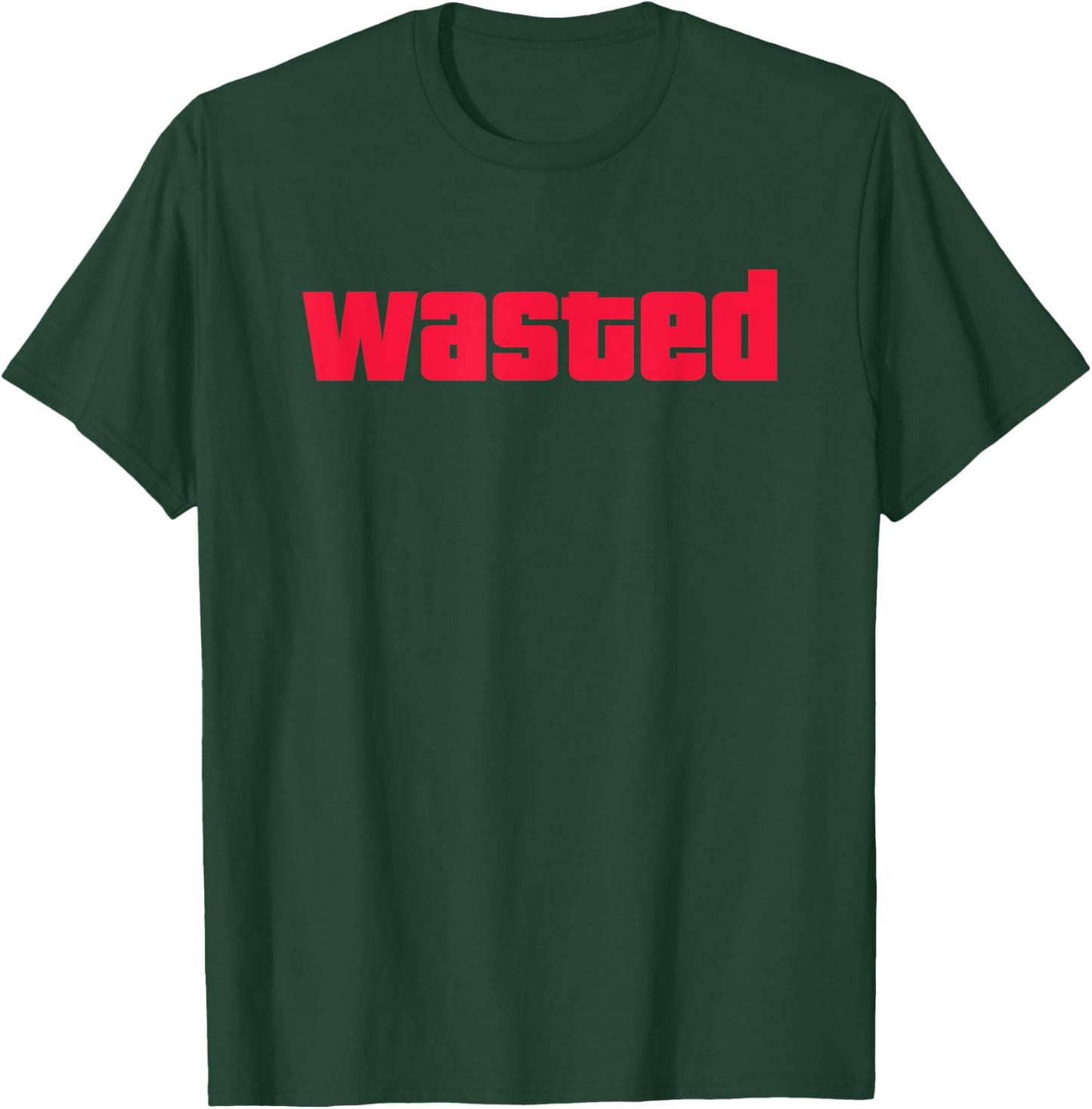 Funny Wasted Gaming Inspired wasted Novelty T-Shirt - T-Shirt | Forest
