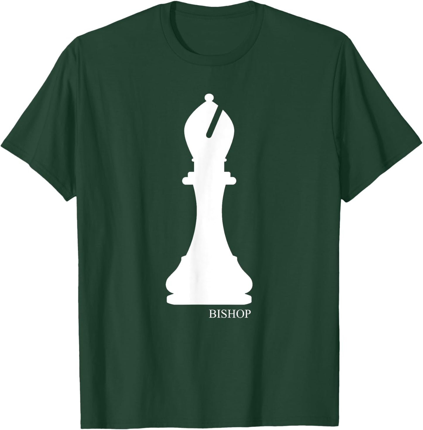 Bishop Chess Piece Group Costume Chess Club Chess Board T-Shirt - T-Shirt | Forest