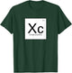 Funny Cross Country Running Shirts - Periodic Table XC Shirt T-Shirt - T-Shirt | Forest