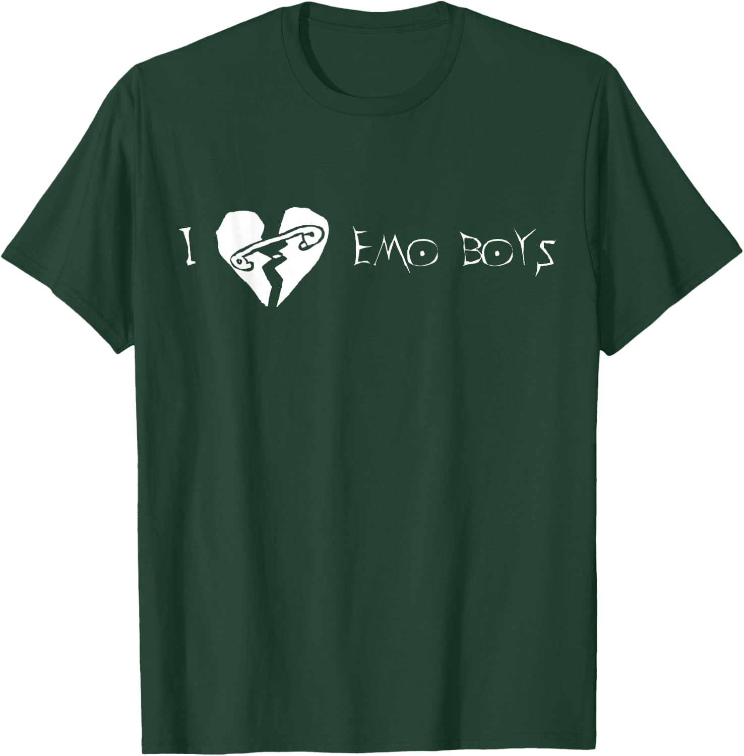 I love emo boys t shirt - emo t shirts for teen girls T-Shirt - T-Shirt | Forest