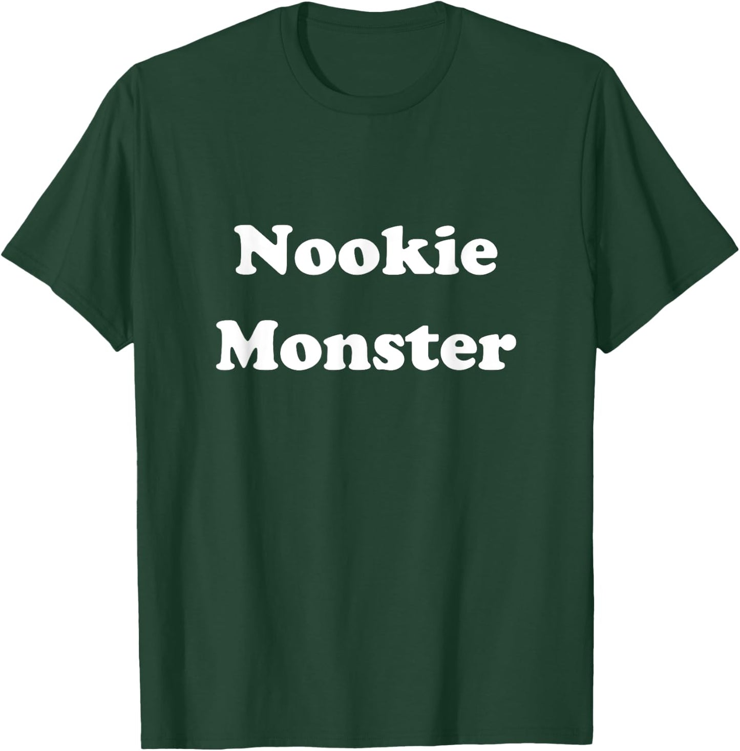 Nookie Monster Sexy Couples Cuddling T Shirt T-Shirt - T-Shirt | Forest
