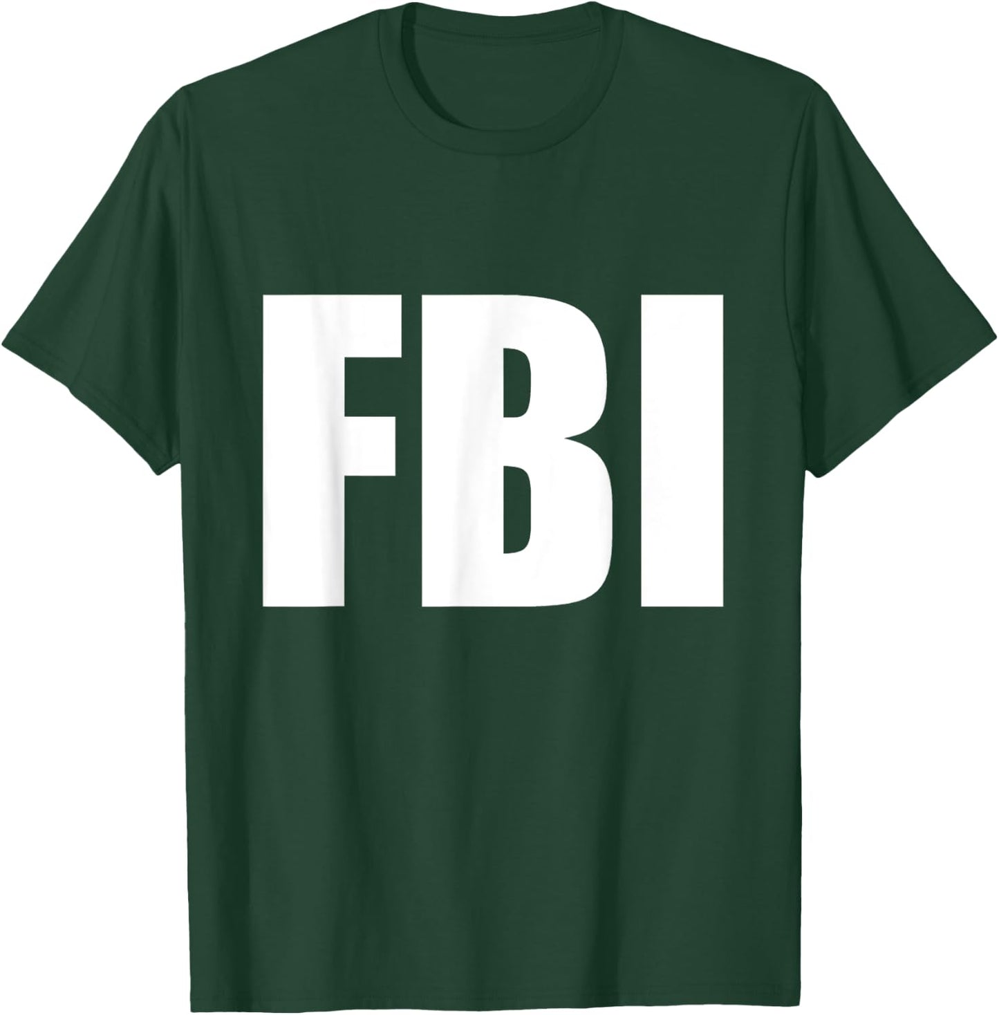 FBI Replica Agent Inspector Funny Halloween Costume T-Shirt - T-Shirt | Forest