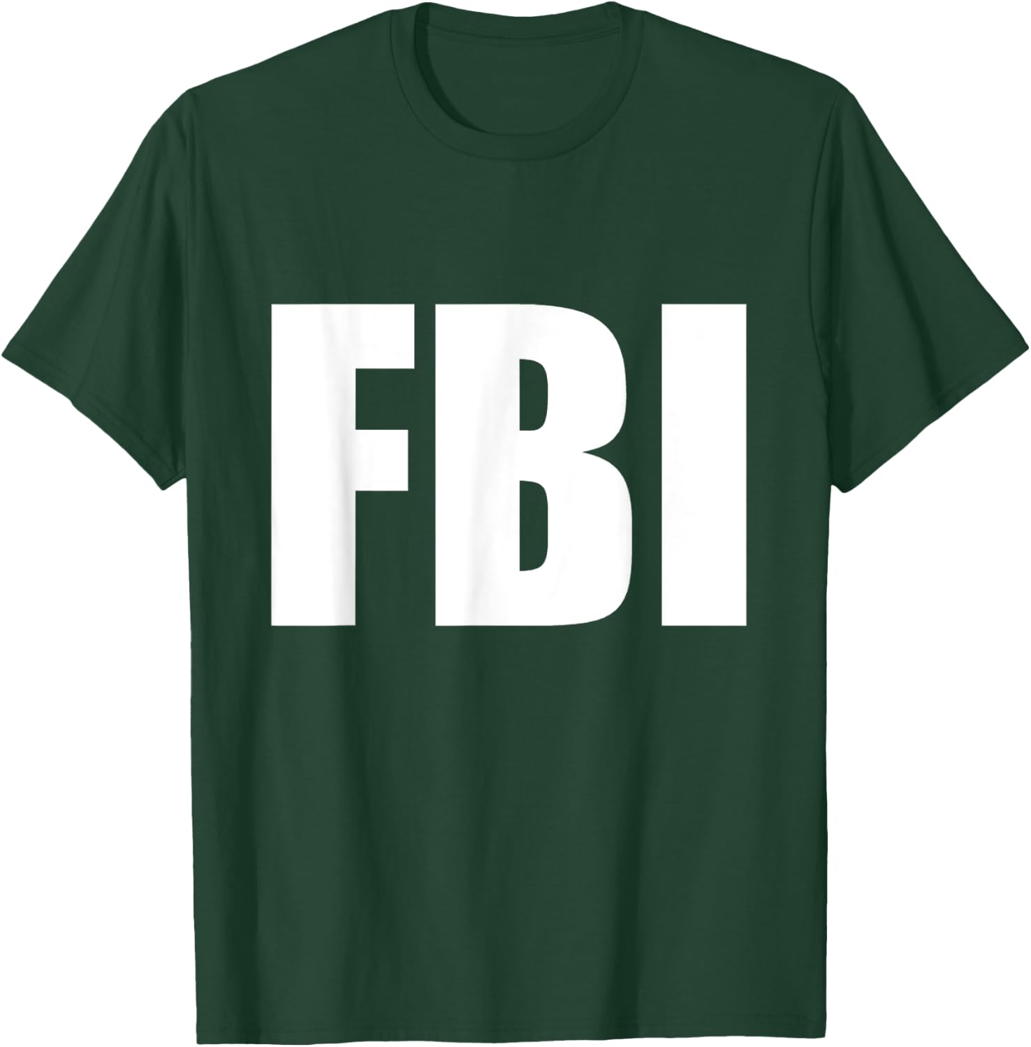 FBI Replica Agent Inspector Funny Halloween Costume T-Shirt - T-Shirt | Forest
