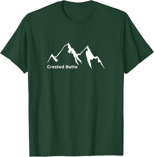Mountain Range - Crested Butte Colorado T-Shirt - T-Shirt | Forest