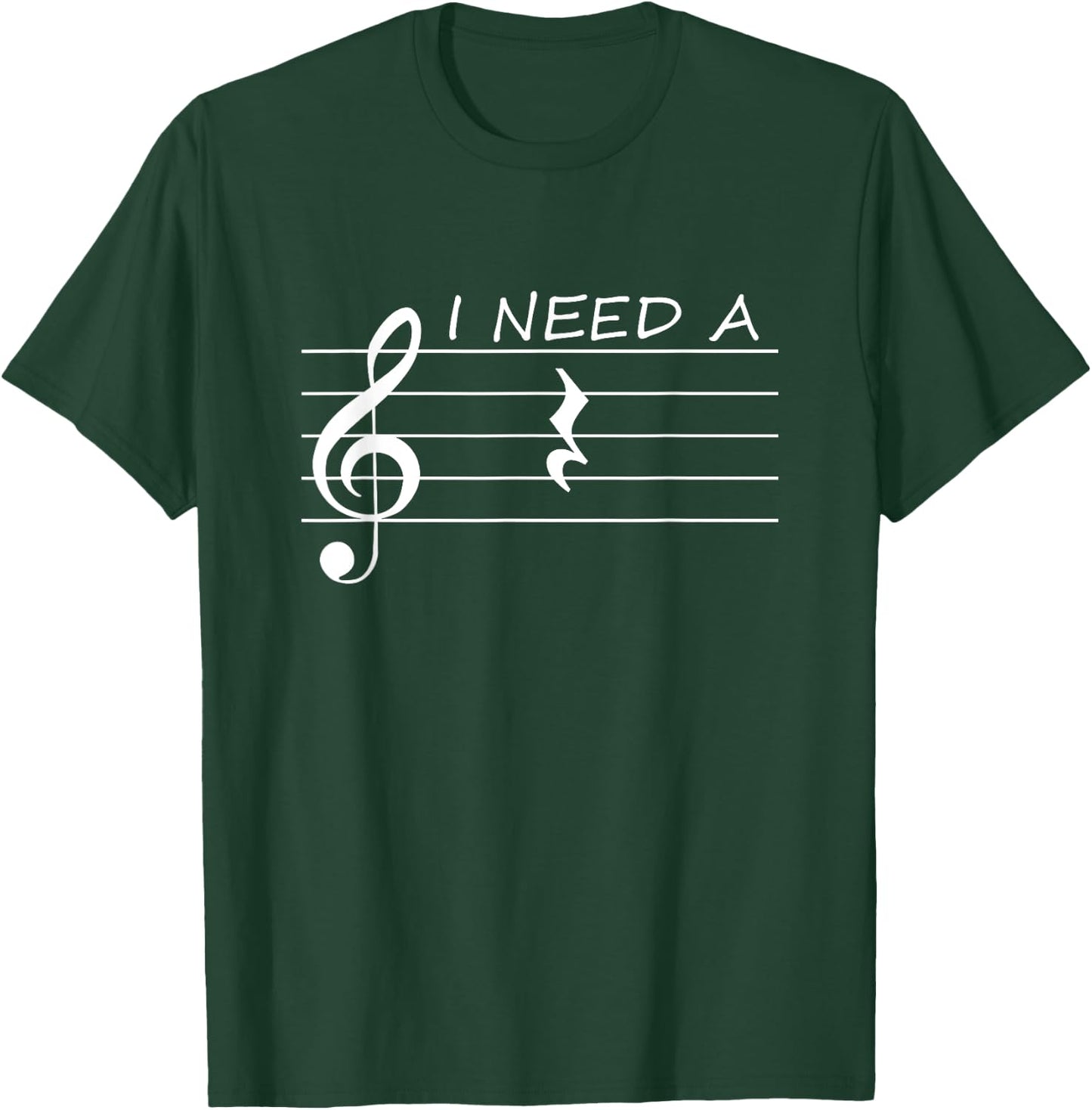 Ich braucht eine Pause Band Choir Orchestra Music T-Shirt - T-Shirt | Forest