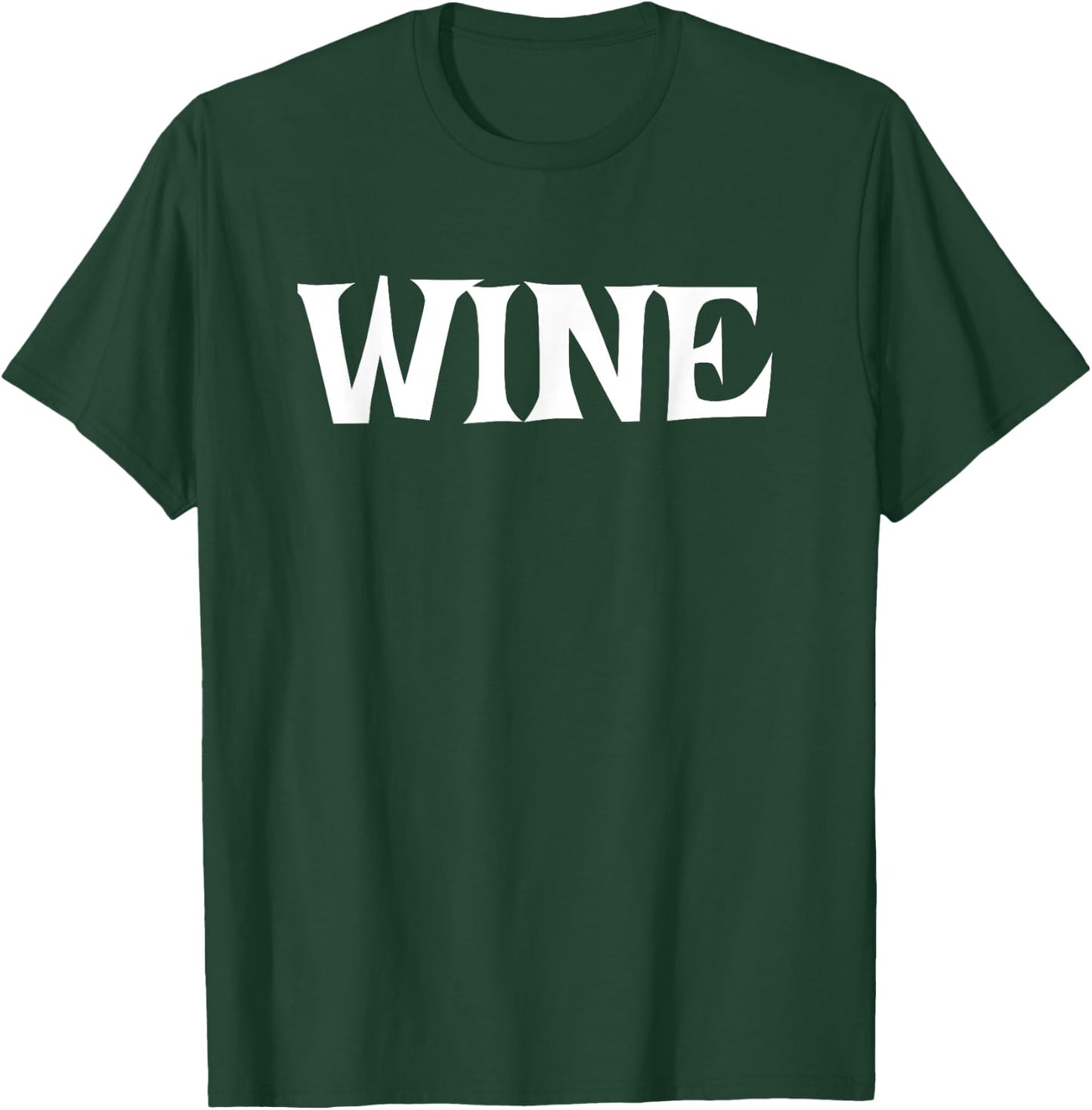 Wine Bottle Halloween Costume Party Cute Funny T Shirt T-Shirt - T-Shirt | Forest