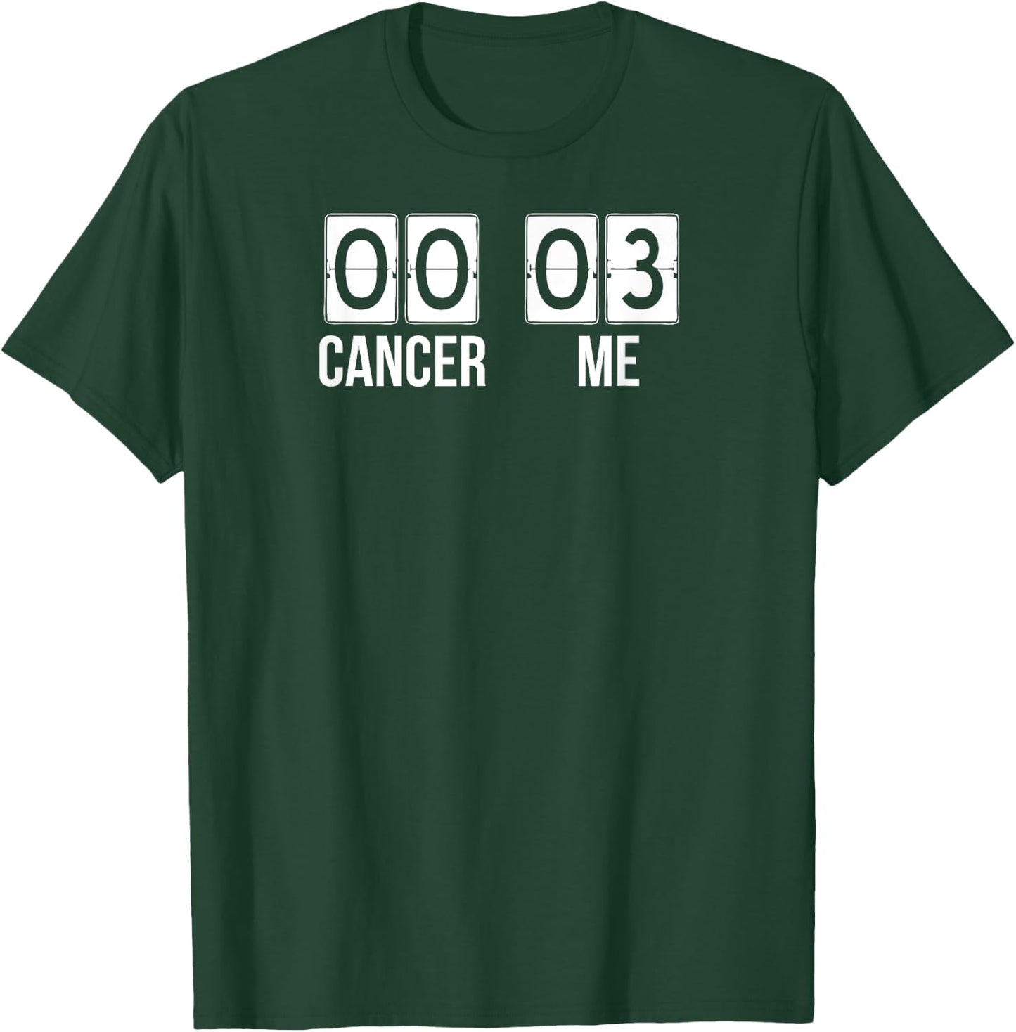 THREE TIME Cancer Survivor SCOREBOARD men women kids T-Shirt - T-Shirt | Forest