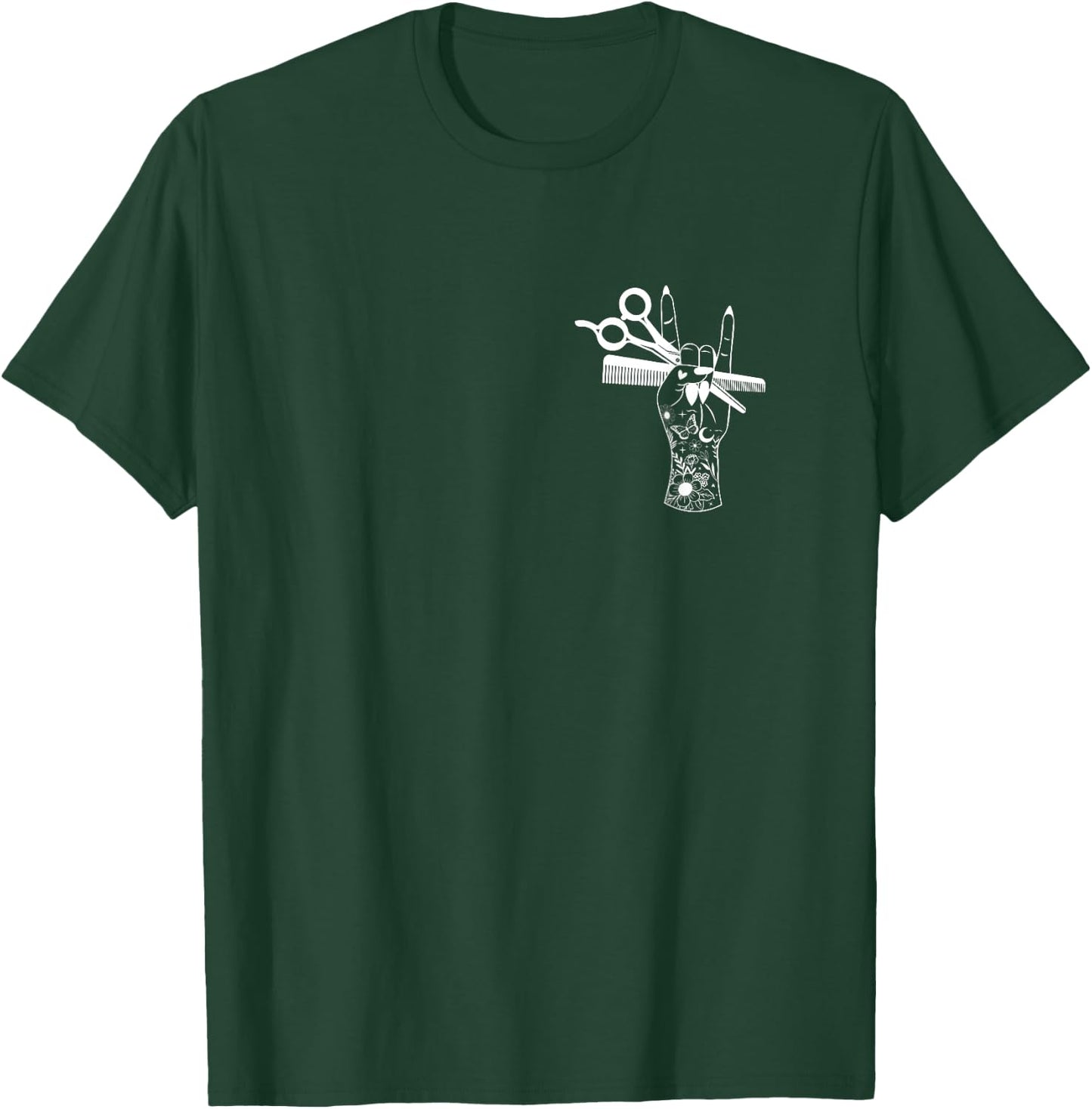 I Do All The Hot Girls Hair Hairdresser Hairstylist T-Shirt - T-Shirt | Forest