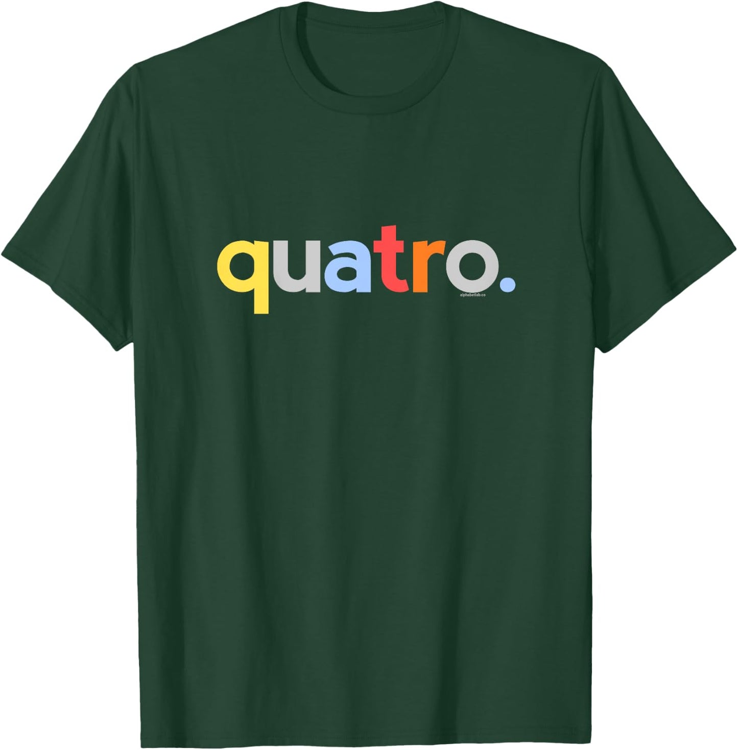 Kids 4th Birthday Shirt Boy 4 Four Quatro | Portuguese Garoto T-Shirt - T-Shirt | Forest