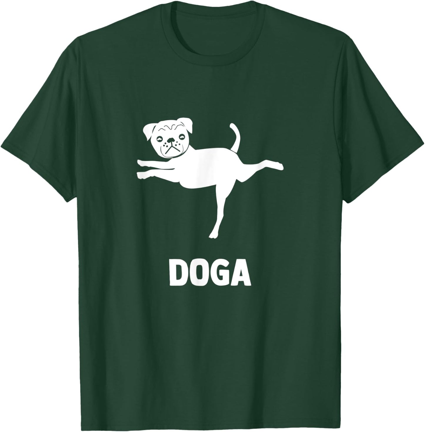 Best Dog & Yoga is DOGA Funny Gift Women T-Shirt - T-Shirt | Forest