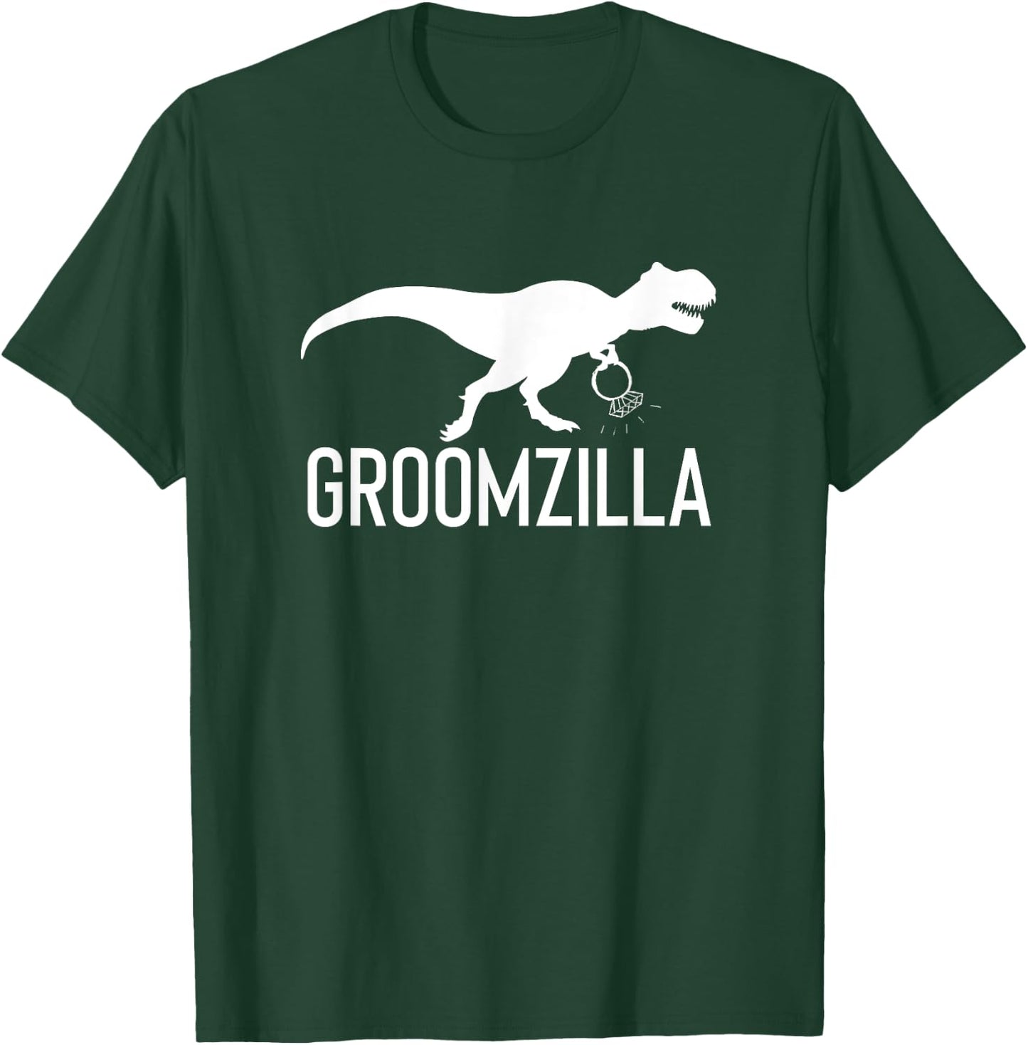 Groomzilla Funny Groom Wedding Gift Husband T-Shirt - T-Shirt | Forest