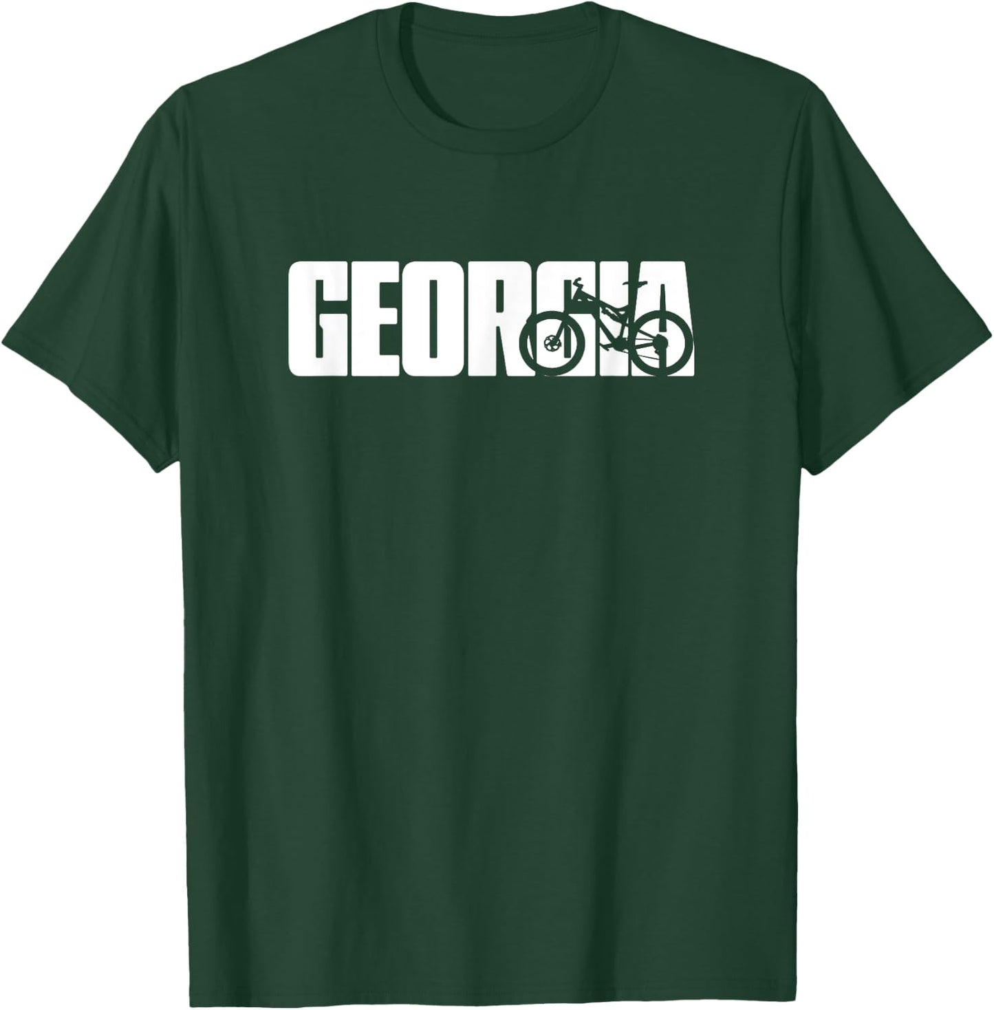 Mountain Bike Georgia - GA MTB T-Shirt - T-Shirt | Forest