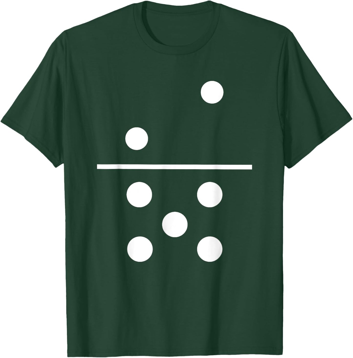 Domino 2 and 5 Matching Halloween Group Costumes 2-5 T-Shirt - T-Shirt | Forest
