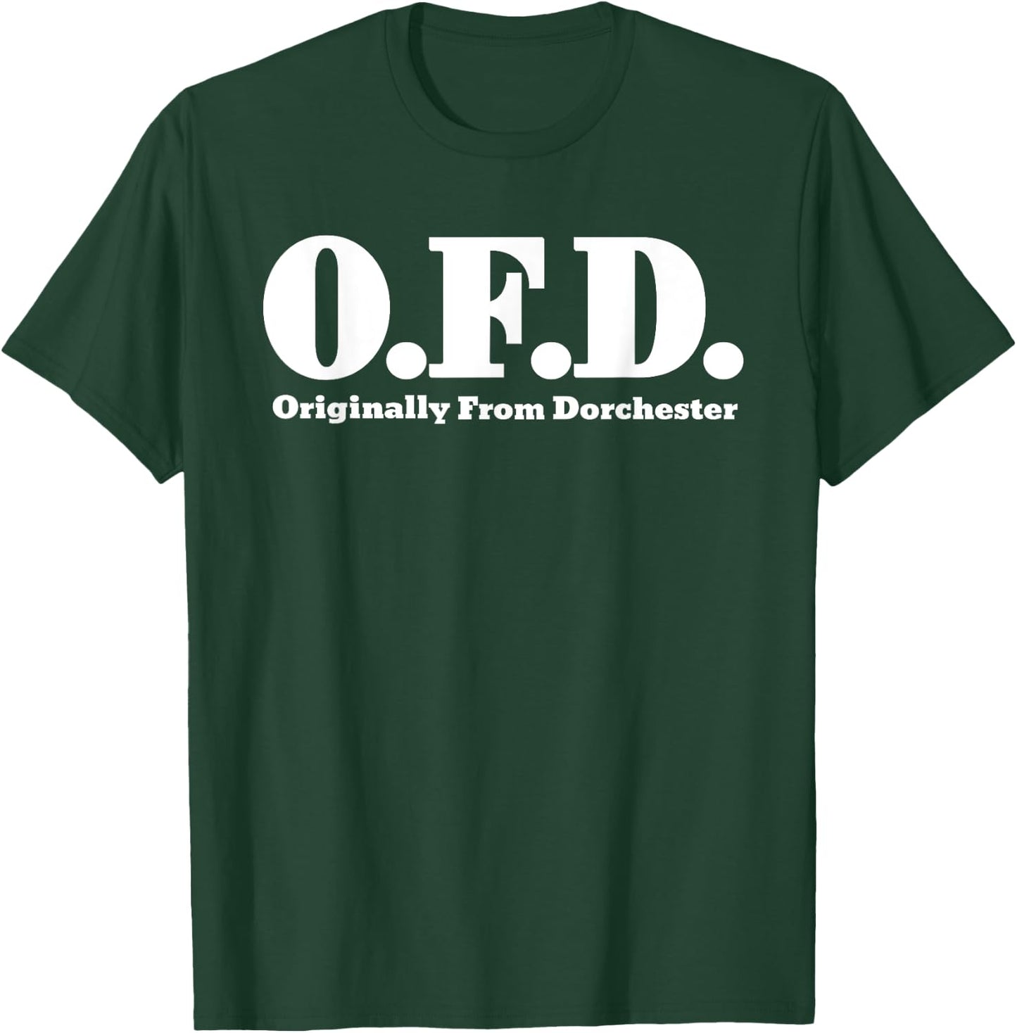 OFD Originally From Dorchester Tops Fields Corner Ashmont T-Shirt - T-Shirt | Forest